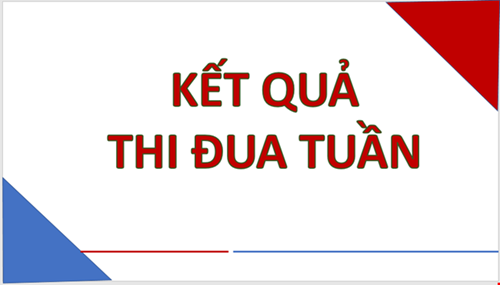 Thi Đua Tuần 10 Năm học: 2022-2023