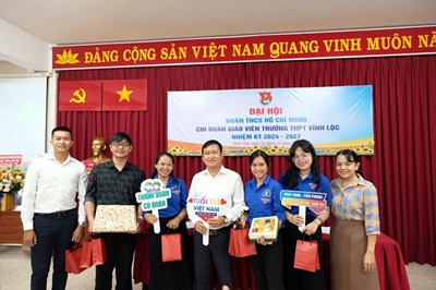 Đại hội Chi đoàn giáo viên trường THPT Vĩnh Lộc nhiệm kỳ 2024-2027