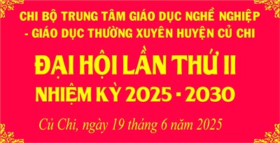 Chào mừng đại hội chi bộ lần thứ ii, nhiệm kỳ 2025 – 2030