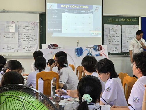 Hoạt động thao giảng cụm chuyên môn 2