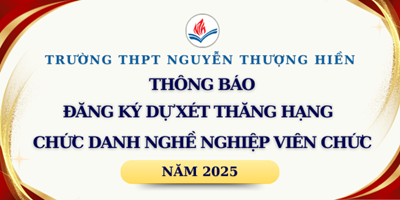 Thông Báo - Đăng ký dự xét thăng hạng chức danh nghề nghiệp viên chức năm 2025