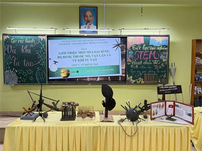 Tiết thao giảng cụm _ Năm học 2025 - 2026 _SÁNG TẠO STEM - NÂNG TẦM QUÁ KHỨ, KIẾN TẠO TƯƠNG LAI