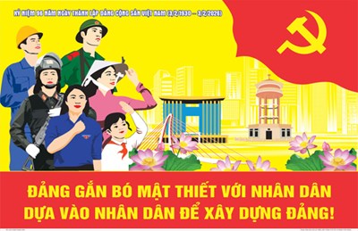 Kỷ niệm 96 năm Ngày thành lập Đảng cộng sản Việt Nam (03/02/1930 - 03/02/2026)