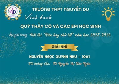 Kết quả Hội thi Văn hay chữ tốt năm học 2025-2026